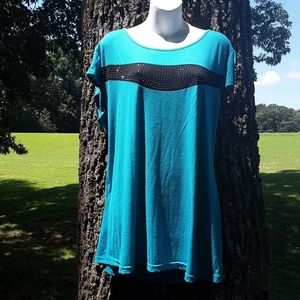 {Roman Fashion} Teal Top